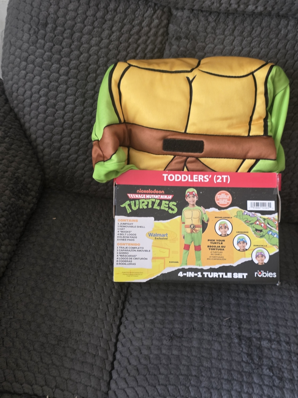 Nickelodeon Teenage Mutant Ninja Turtles Green & Yellow Toddler Costume